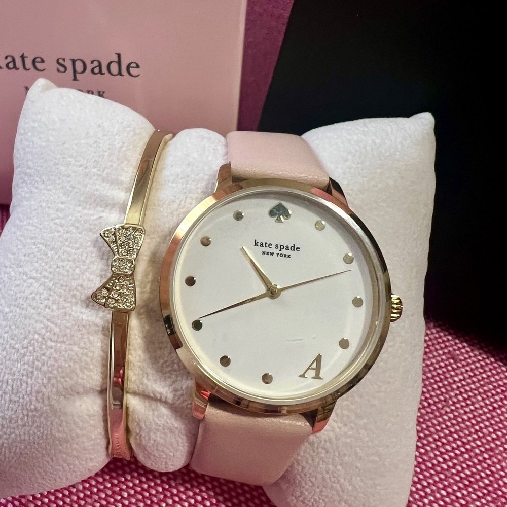 NWT Kate Spade Monogram “A” Watch